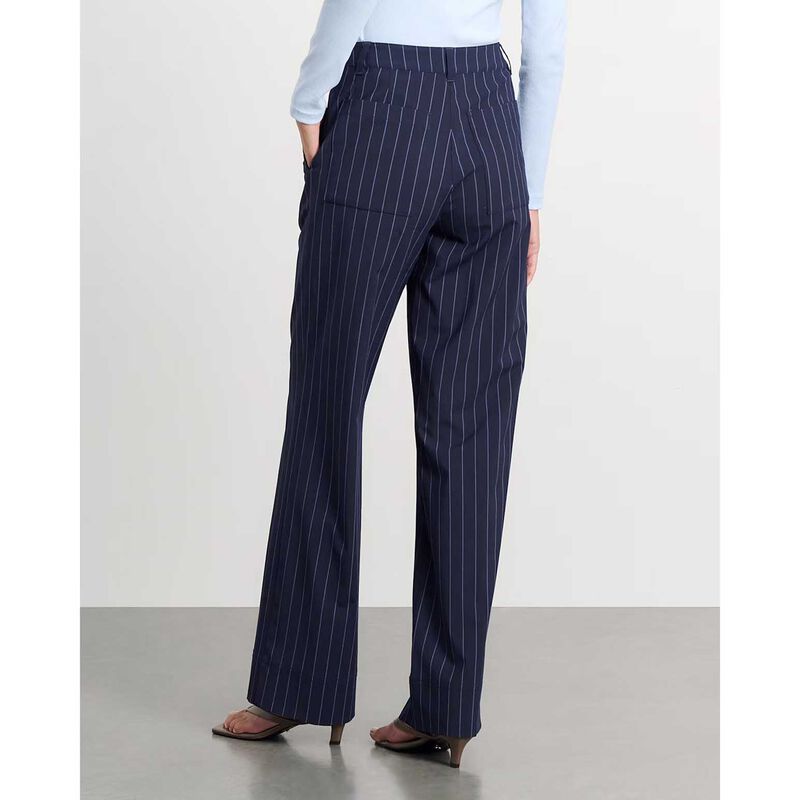 JAG Gia Pinstripe Tuck Pant image number 1